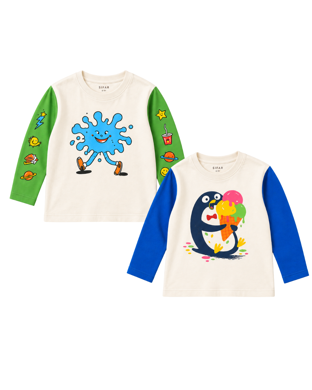 The Penguin Tee + The Splash Tee