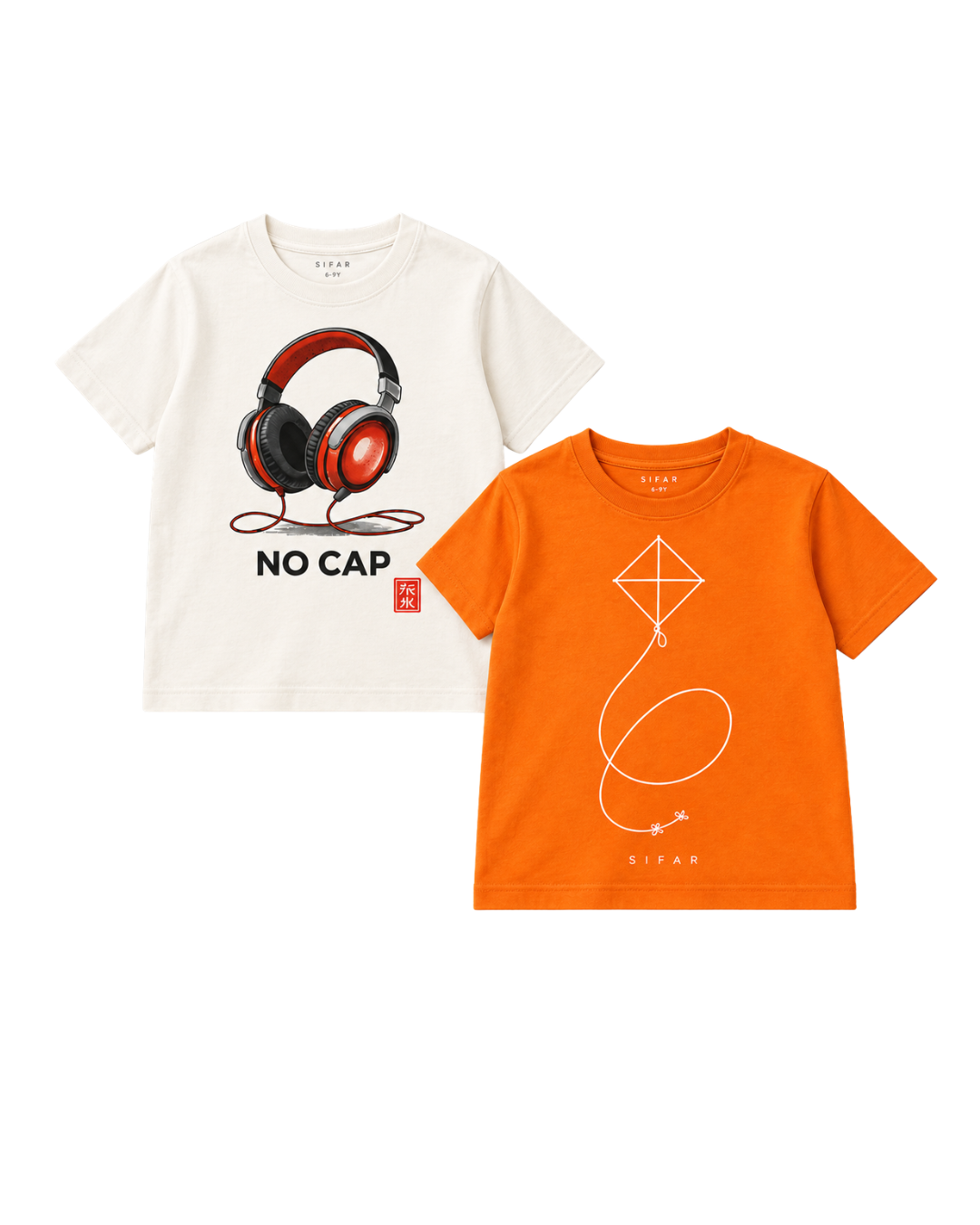 The Kite Tee + The No Cap Tee